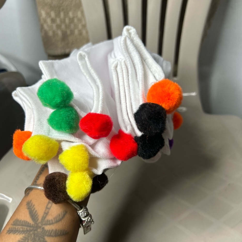 Colorful Pom-Pom Kids Accessories